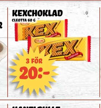 Nelins Kexchoklad erbjuda