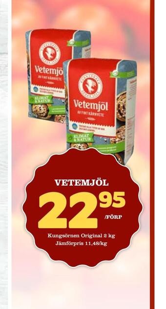 Matdax Vetemjöl erbjuda