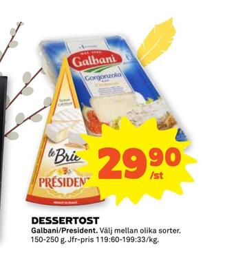 Stora Coop Dessertost erbjuda