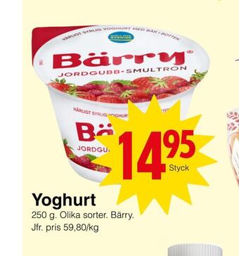 Matöppet Yoghurt erbjuda