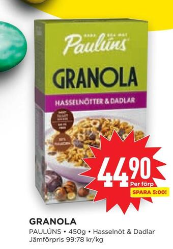 Willys Hemma Granola erbjuda