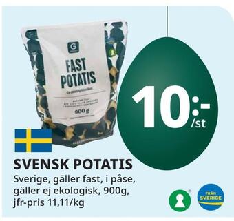 Tempo Svensk potatis erbjuda