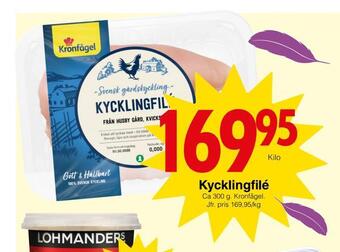 Matöppet Kycklingfilé erbjuda