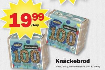 Pekås Knäckebröd erbjuda