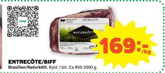 Stora Coop Entrecôte/biff erbjuda