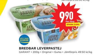 Willys Hemma Bredbar leverpastej erbjuda
