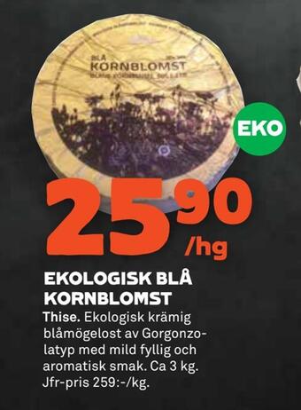 Stora Coop Ekologisk blå kornblomst erbjuda
