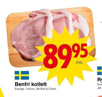 Matöppet Benfri kotlett erbjuda