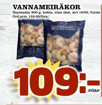 Supergrossen Vannameiräkor erbjuda
