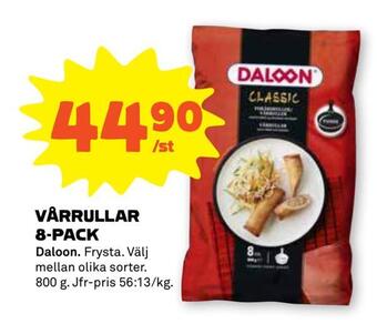Stora Coop Vårrullar 8-pack erbjuda