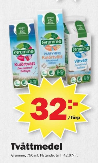 Pekås Tvättmedel erbjuda