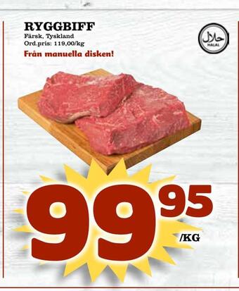 Supergrossen Ryggbiff erbjuda
