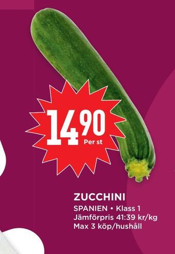 Willys Hemma Zucchini erbjuda