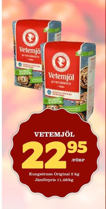 Supergrossen Vetemjöl erbjuda