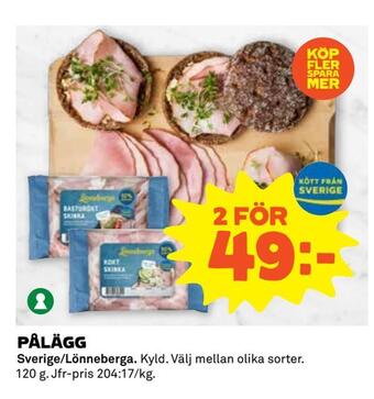 Coop Extra Pålägg erbjuda