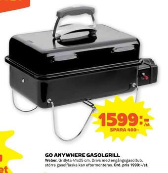 Coop Forum Go anywhere gasolgrill erbjuda