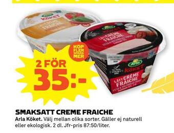 Stora Coop Smaksatt creme fraiche erbjuda