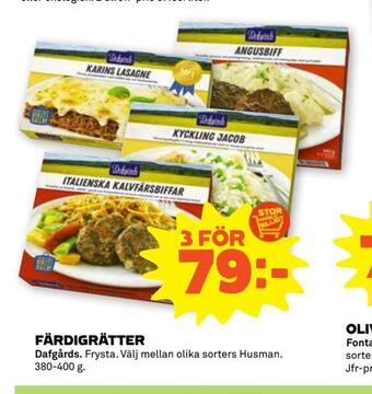 Stora Coop Färdigrätter erbjuda