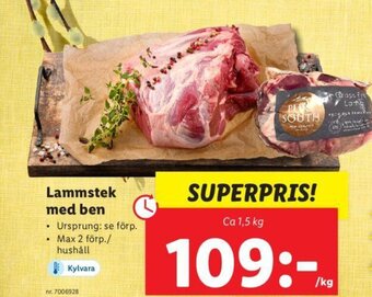 Lidl Lammstek Med Ben erbjuda