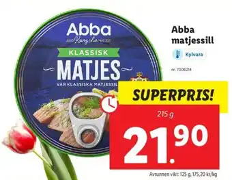 Lidl Abba Matjessill erbjuda