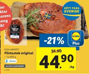 Lidl Flintastek Original erbjuda