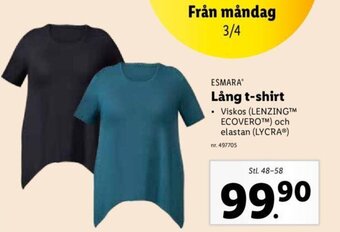 Lidl Lång T-Shirt erbjuda