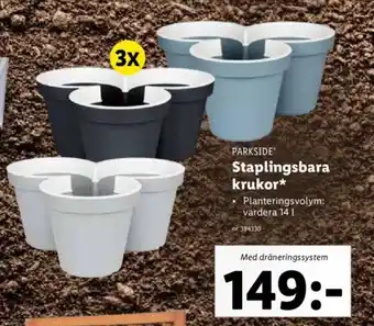 Staplingsbara Krukor