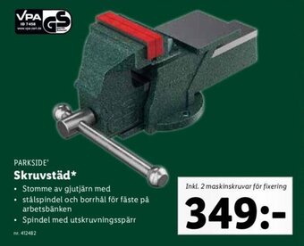Skruvstäd