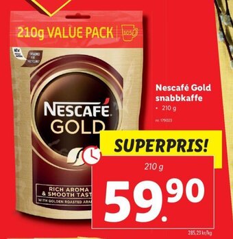 Lidl Nescafé Gold Snabbkaffe erbjuda