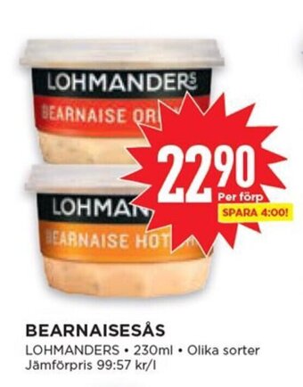 Willys Bearnaisesås erbjuda