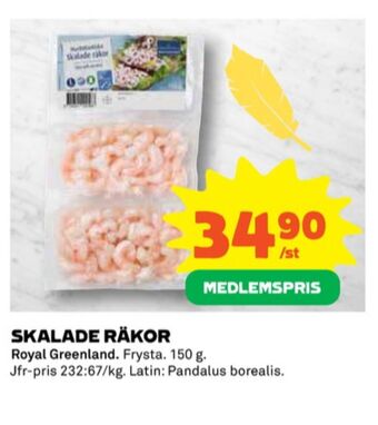 Coop Royal greenland räkor erbjuda