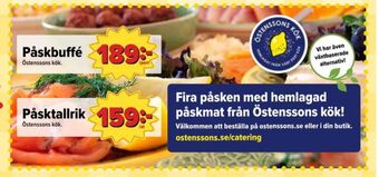 Östenssons Östenssons färdigrätter erbjuda