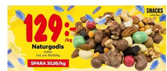 City Gross Snacks collection naturgodis erbjuda