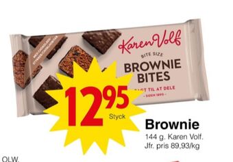 Matöppet Karen volf kakor erbjuda