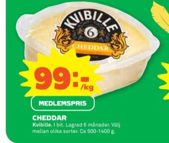 Stora Coop Kvibille cheddar erbjuda