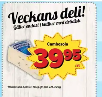 Östenssons Cambozola mögelost erbjuda