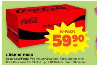 Stora Coop Coca cola läskedryck erbjuda