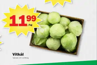 Pekås Hissas vitkål erbjuda