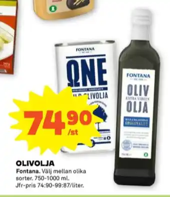 Stora Coop Fontana olivolja erbjuda