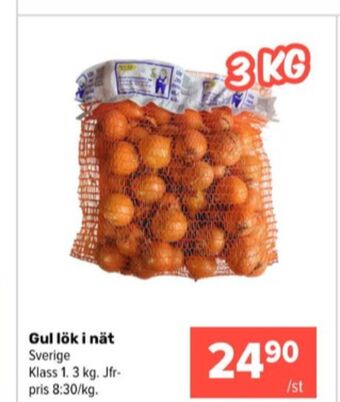 Coop Extra Coop lök erbjuda
