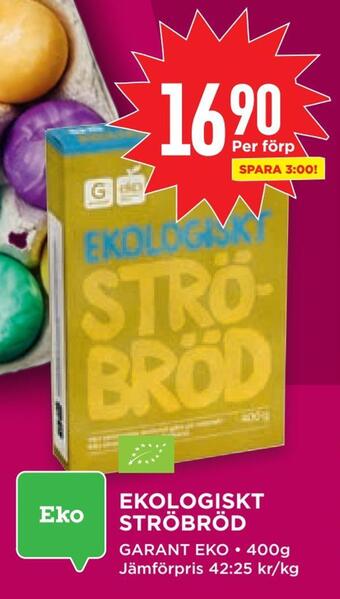 Ekologiskt ströbröd