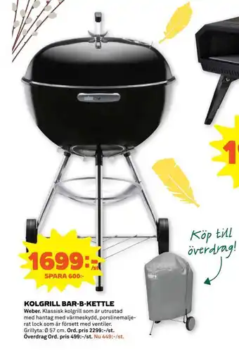 Stora Coop Kolgrill bar-b-kettle erbjuda