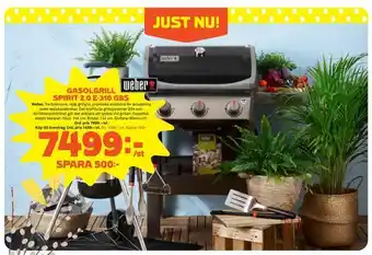 Stora Coop Gasolgrill spirit 2,0 e-310 gbs erbjuda