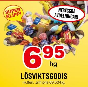 Nya Pulsen Lösviktsgodis erbjuda