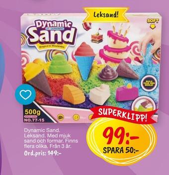 Dynamic sand