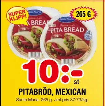 Nya Pulsen Pitabröd, mexican erbjuda
