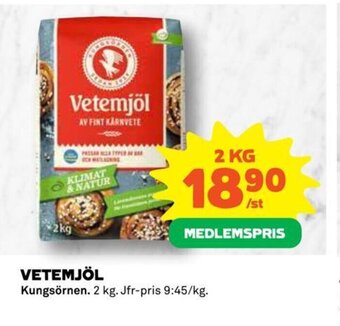 Coop Vetemjöl erbjuda