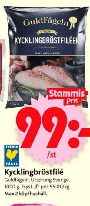 ICA Supermarket Kycklingbröstfilé erbjuda