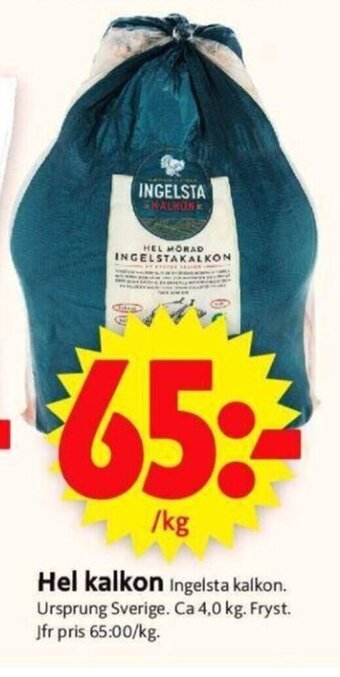 ICA Supermarket Hel Kalkon erbjuda