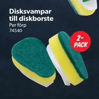 DollarStore Disksvampar till diskborste erbjuda